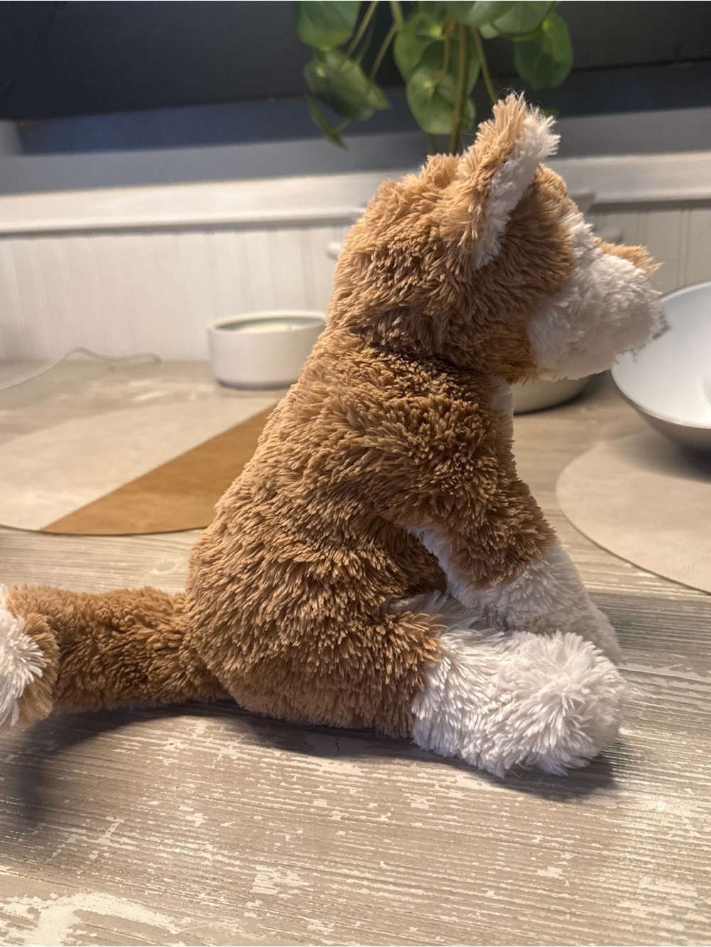 Jellycat Brown and White Plush Fox Toy SHIBA INU JAPANESE DOG